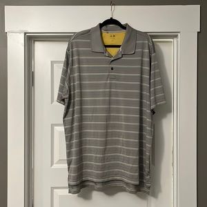 Men’s Adidas Stripped Polo